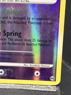 2009 Pokemon, Platinum Arceus, #41/99 Haunter Lv. 31, Reverse Holo Uncommon - Image 4