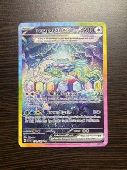 Terapagos ex 170/142 - LP - SV07 Stellar Crown Secret Rare Full Art Holo - Image 1