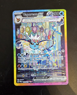 Pokemon Vaporeon ex Sv: Prismatic Evolutions Special Illustration Holo 149/131 - Image 1