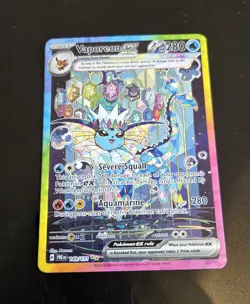 Pokemon Vaporeon ex Sv: Prismatic Evolutions Special Illustration Holo 149/131 - Image 2
