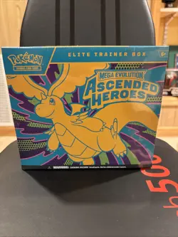 Pokemon Ascended Heroes - ETB Elite Trainer Box - Brand New Sealed & No Tears - Image 1