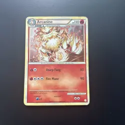Arcanine - 1/123 Holo Rare - Heart Gold / Soul Silver - Pokemon TCG - Image 1