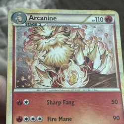 Arcanine - 1/123 Holo Rare - Heart Gold / Soul Silver - Pokemon TCG - Image 2