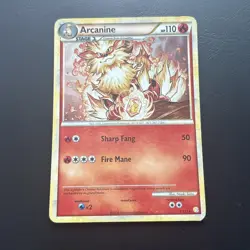 Arcanine - 1/123 Holo Rare - Heart Gold / Soul Silver - Pokemon TCG - Image 5