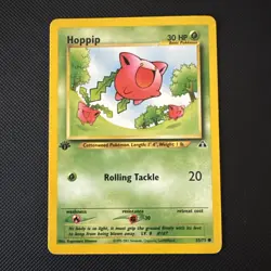 Hoppip 55/75 Neo Discovery 1st Edition Pokemon S350 - Image 1