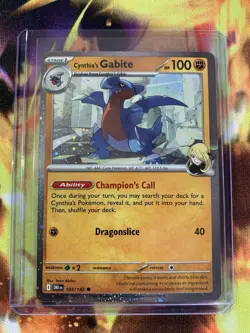 Cynthia's Gabite (Cosmos Holo) - 103/182 - Destined Rivals - Pokemon TCG - NM - Image 1