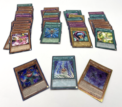 Lot of 46 Cards Yu Gi Oh Yugioh 3 Foil Prisma Holo 43 Commons 1996 LP - Image 2