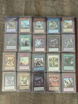 2000 Yu-Gi-Oh LOT 20 Cards ALL FIRST EDITION YUGIOH AND ALL IN TOP LOADERS - Image 1