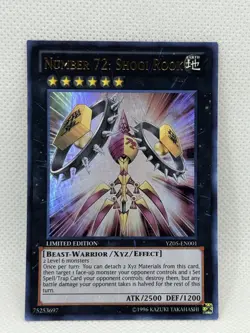 Yugioh! Number 72: Shogi Rook - YZ05-EN001 - Ultra Rare - NM - Image 1
