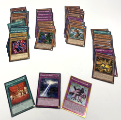 Lot of 46 Cards Yu Gi Oh Yugioh 3 Foil Prisma Holo 43 Commons 1996 LP - Image 2