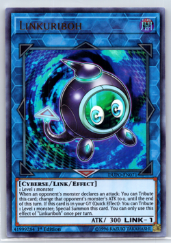 Yugioh Linkuriboh DUPO-EN071 Near Mint 1st Edition Ultra Rare Duel Power TCG CCG - Image 1