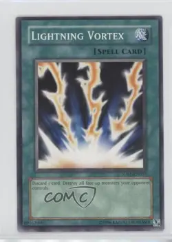 Lightning Vortex Unlimited YuGiOh 5D's Starter Deck #5DS1-EN0027 2008 - Image 1