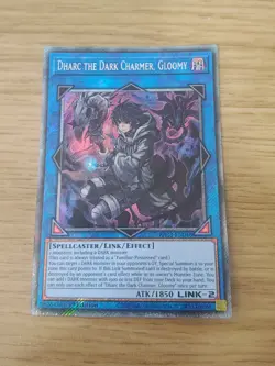 Yugioh card - Dharc the Dark Charmer, Gloomy - RA03-EN048 - Quarter Century - Image 1
