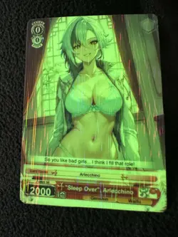Ariechino Full Art Anime One Piece Waifu Trading Card Holofoil Season 3 Glow! - Image 2