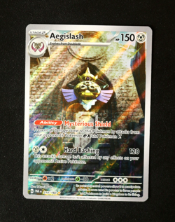 Pokemon Card TCG - Aegislash 210/182 - Paradox Rift - Illustration Rare - NM ⭐ - Image 1
