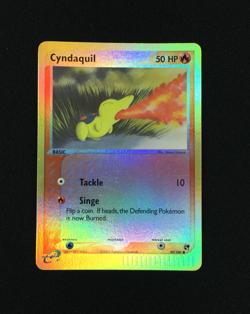 2003 Pokemon TCG EX Sandstorm e-Series Card 59 Cyndaquil Reverse Holo - Image 2