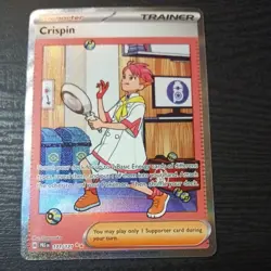 Pokemon TCG Crispin 171/131 Special Illustration Rare Prismatic Evolutions 2025 - Image 1