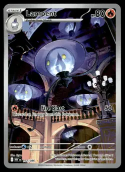 Lampent Illustration Rare 102/086 Pokemon TCG - Image 1