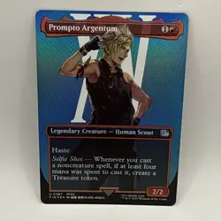 MTG Prompto Argentum (Borderless) Final Fantasy Foil Magic The Gathering Card - Image 1