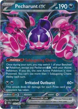 Pokemon TCG Pecharunt ex 039/064 Holo Ultra Rare Shrouded Fable NM - Image 1