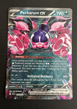 Pecharunt Ex 039/064 Scarlet & Violet Shrouded Fable Pokemon TCG Card - Image 1