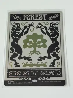 FOREST 892 Secret Lair Bonus Card FOIL NM/M - Image 1