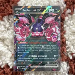 Pokemon TCG Pecharunt ex 039/064 Sv: Shrouded Fable Double Rare Holo EN 190HP - Image 1