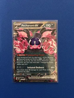 Pecharunt EX 039/064 Holo Double Rare Shrouded Fable. Pokemon TCG. NM. - Image 1