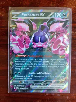 Pokemon Tcg Scarlet & Violet Shrouded Fable Pecharunt Ex 039/064 NM - Image 1