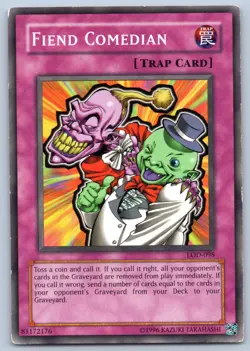Fiend Comedian LOD-098 Legacy of Darkness Yu-Gi-Oh MP - Image 1