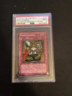 1st Edition Graverobber Yu-gi-oh PSA 9 - Image 1