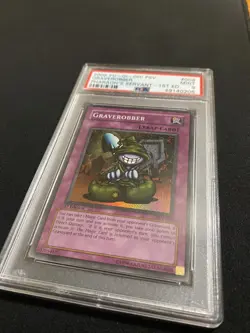 1st Edition Graverobber Yu-gi-oh PSA 9 - Image 4