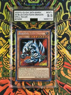 Yu-Gi-Oh! Blue-Eyes Toon Dragon SRL-EN000 (25th Anniversary Edition) AGS 9.5 - Image 1