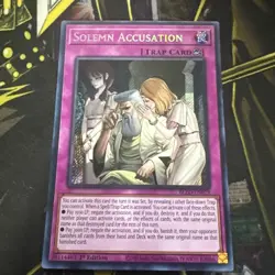 Yugioh Solemn Accusation BLZD-EN079 Blazing Dominion - Image 1