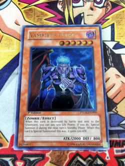 Vampire's Curse ptdn-en090 1st Edition (VLP) Ultimate Rare Yu-Gi-Oh! - Image 1
