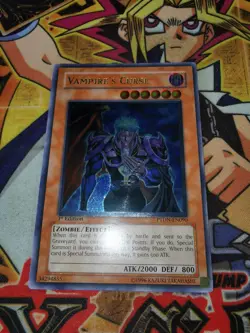 Vampire's Curse ptdn-en090 1st Edition (VLP) Ultimate Rare Yu-Gi-Oh! - Image 3