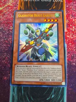 Yu-Gi-Oh! Gladiator Beast Lanista LCGX-EN252 Ultra Rare Unlimited Near Mint - Image 1
