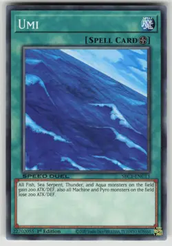 Umi SBC1-ENC13 Speed Duel: . Yu-Gi-Oh 1st Edition NM - Image 1