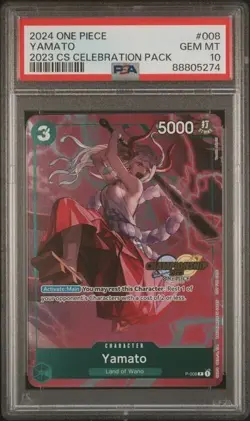 One Piece Yamato CS Event PACK PSA 10 - Image 1