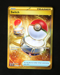 Pokemon Card TCG - Switch 206/165 - Scarlet & Violet 151 - Hyper Rare - NM ⭐ - Image 1