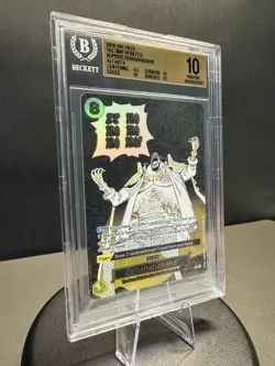 Zehahahahaha! One Piece OP 16 The Time Of Battle English Alt Art BGS Pristine 10 - Image 1
