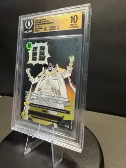 Zehahahahaha! One Piece OP 16 The Time Of Battle English Alt Art BGS Pristine 10 - Image 5
