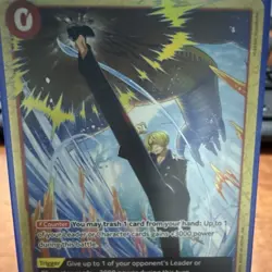 Bad Manners Kick Course OP04-016 Rare Event Sanji 0 Cost One Piece CCG EN Bandai - Image 2