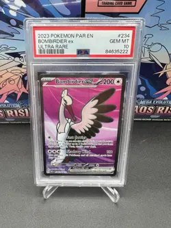 POKEMON CARD BOMBIRDIER EX #234 Paradox Rift / SV PSA 10 - Image 1