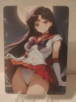 Sailor Moon Sailor Mars Anime Double Sided Trading Card - Image 1