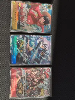 Luffy Law Kid OP07-109/OP07-047/EB01-003 V Jump Promo One Piece Promo (3 CARDS) - Image 1