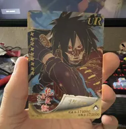 Naruto CCG Madara Uchiha Ultra Rare HY16076 Chinese Card 174000/172000 - Image 1