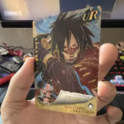 Naruto CCG Madara Uchiha Ultra Rare HY16076 Chinese Card 174000/172000 - Image 2