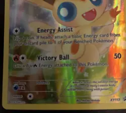 Victini Pokemon Card Holofoil XY117 Black Star Promo - Image 3
