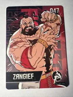 Nintendo Capcom Street Fighter 6 Amiibo Card Series 2 ZANGIEF 047 NM-Mint - Image 1